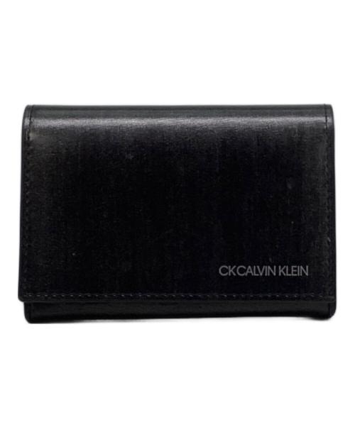Calvin Klein（カルバンクライン）Calvin Klein (カルバンクライン) カードケース ブラックの古着・服飾アイテム