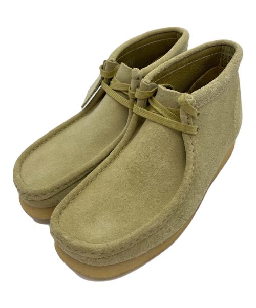 CLARKS（クラークス）CLARKS (クラークス) Wallabee Boot グリーン サイズ:24.5の古着・服飾アイテム