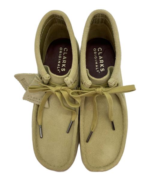 CLARKS（クラークス）CLARKS (クラークス) Wallabee Boot グリーン サイズ:24.5の古着・服飾アイテム