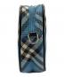 BURBERRY BLUE LABEL (バーバリーロンドンブルーレーベル) ハンドポーチ スカイブルー：8000円