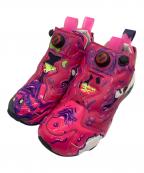 REEBOKリーボック）の古着「Instapump Fury」｜ピンク×ホワイト