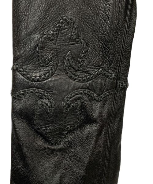 A&G（エーアンドジー）A&G (エーアンドジー) レザーパンツ ブラック サイズ:Ｗ28の古着・服飾アイテム