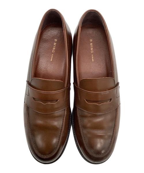 B:MING LIFE STORE by BEAMS（ビーミングライフストア バイ ビームス）B:MING LIFE STORE by BEAMS (ビーミングライフストア バイ ビームス) ローファー ブラウン サイズ:7 1/2の古着・服飾アイテム