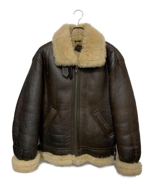 US ARMY（ユーエスアーミー）US ARMY (ユーエスアーミー) フライトジャケット ダークブラウン サイズ:記載なしの古着・服飾アイテム