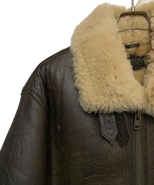 US ARMY（ユーエスアーミー）US ARMY (ユーエスアーミー) フライトジャケット ダークブラウン サイズ:記載なしの古着・服飾アイテム