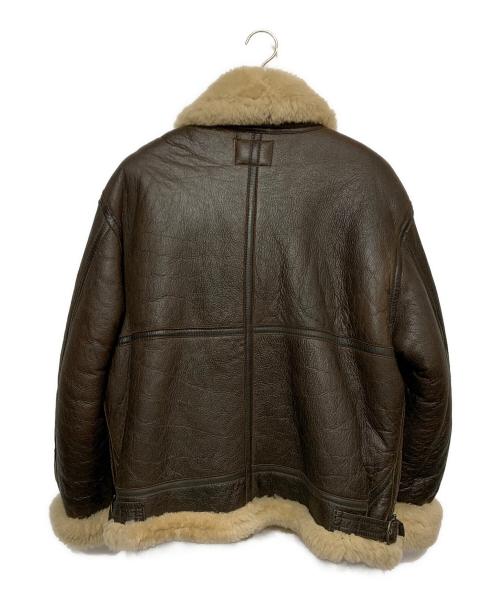 US ARMY（ユーエスアーミー）US ARMY (ユーエスアーミー) フライトジャケット ダークブラウン サイズ:記載なしの古着・服飾アイテム