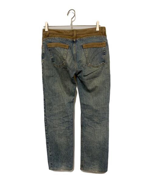 Vivienne Westwood ANGLOMANIA（ヴィヴィアンウエストウッドアングロマニア）Vivienne Westwood ANGLOMANIA (ヴィヴィアンウエストウッドアングロマニア) 切替デニムパンツ インディゴ サイズ:27の古着・服飾アイテム