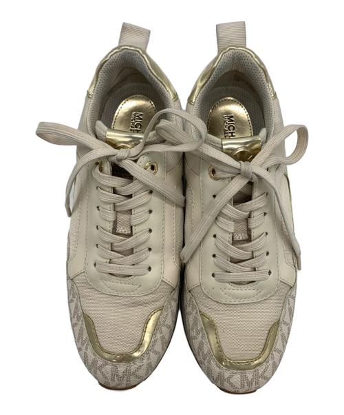 MICHAEL KORS（マイケル・コース）MICHAEL KORS (マイケル・コース) ハイカットスニーカー ベージュ サイズ:5.5Ｍの古着・服飾アイテム