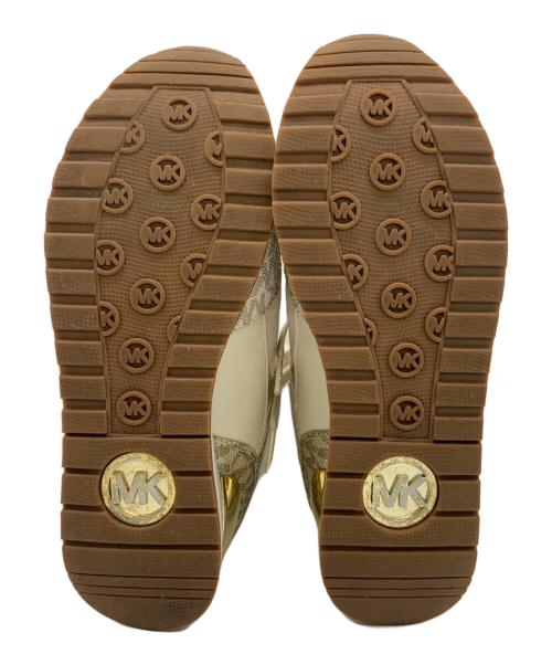 MICHAEL KORS（マイケル・コース）MICHAEL KORS (マイケル・コース) ハイカットスニーカー ベージュ サイズ:5.5Ｍの古着・服飾アイテム