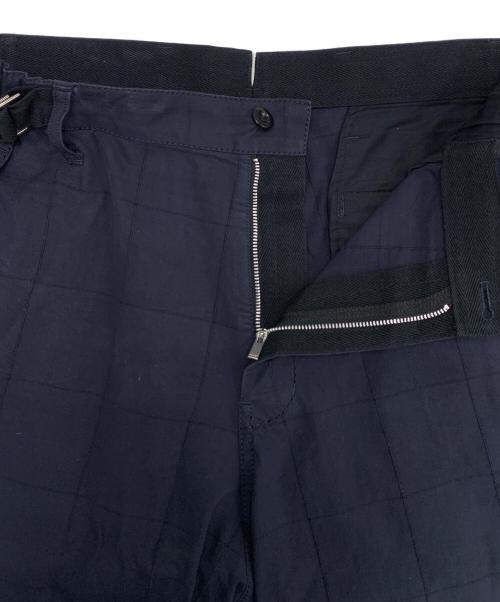 sacai（サカイ）sacai (サカイ) WIDE CROPPED PANTS ネイビー サイズ:2の古着・服飾アイテム