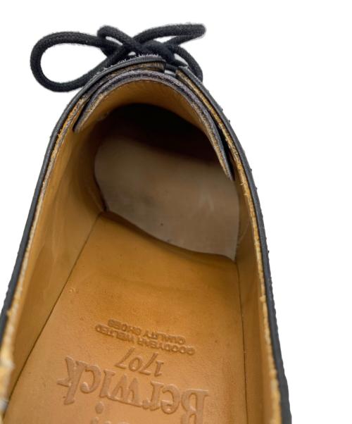 berwick（バーウィック）berwick (バーウィック) Uチップ ブラック サイズ:5の古着・服飾アイテム