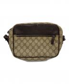 GUCCIグッチ）の古着「ショルダーバッグ」｜ベージュ