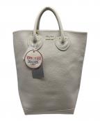 YOUNG & OLSEN The DRYGOODS STOREヤングアンドオルセン ザ ドライグッズストア）の古着「EMBOSSED LEATHER HAVERSACK」｜アイボリー