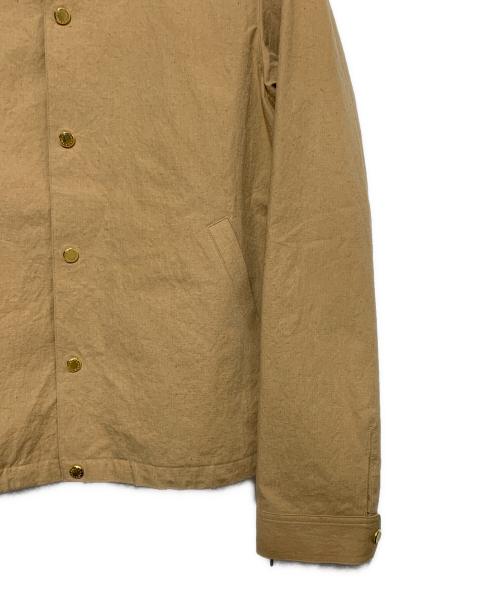 FUMITO GANRYU（フミトガンリュウ）FUMITO GANRYU (フミトガンリュウ) リネン混サイドジップコーチジャケット ベージュ サイズ:2の古着・服飾アイテム