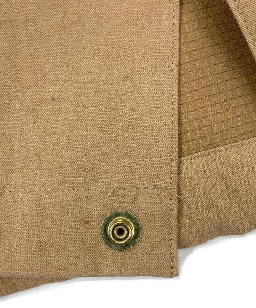 FUMITO GANRYU（フミトガンリュウ）FUMITO GANRYU (フミトガンリュウ) リネン混サイドジップコーチジャケット ベージュ サイズ:2の古着・服飾アイテム