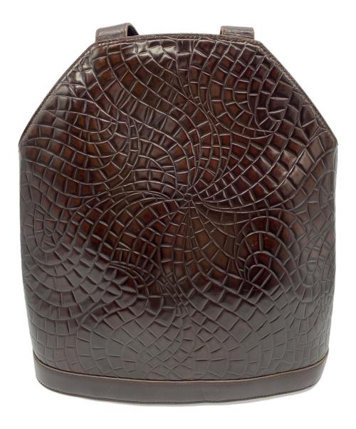 GIORGIO ARMANI（ジョルジョアルマーニ）GIORGIO ARMANI (ジョルジョアルマーニ) ショルダーバッグ ブラウンの古着・服飾アイテム