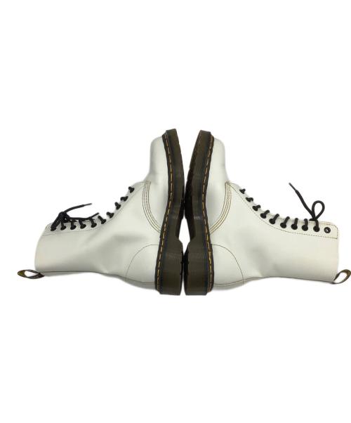 Dr.Martens（ドクターマーチン）Dr.Martens (ドクターマーチン) 10ホールロングブーツ ホワイト サイズ:UK4の古着・服飾アイテム