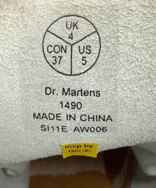 Dr.Martens（ドクターマーチン）Dr.Martens (ドクターマーチン) 10ホールロングブーツ ホワイト サイズ:UK4の古着・服飾アイテム