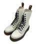 Dr.Martens（ドクターマーチン）の古着「10ホールロングブーツ」｜ホワイト
