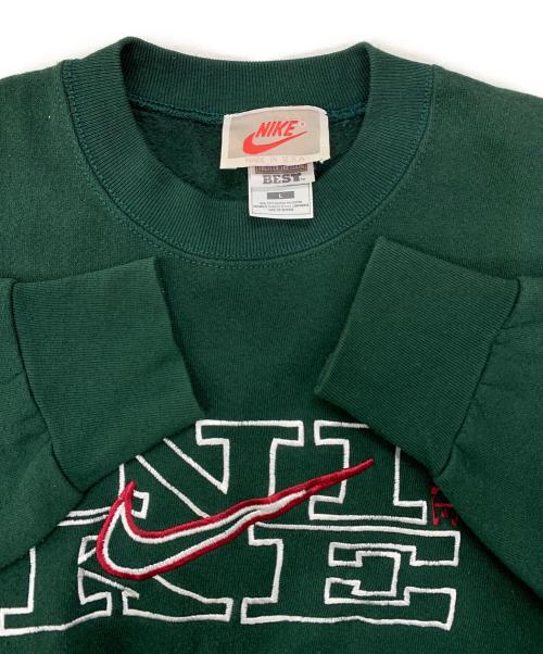 NIKE（ナイキ）NIKE (ナイキ) FRUIT OF THE LOOM (フルーツオブザルーム) 90sスウェット グリーン サイズ:Lの古着・服飾アイテム