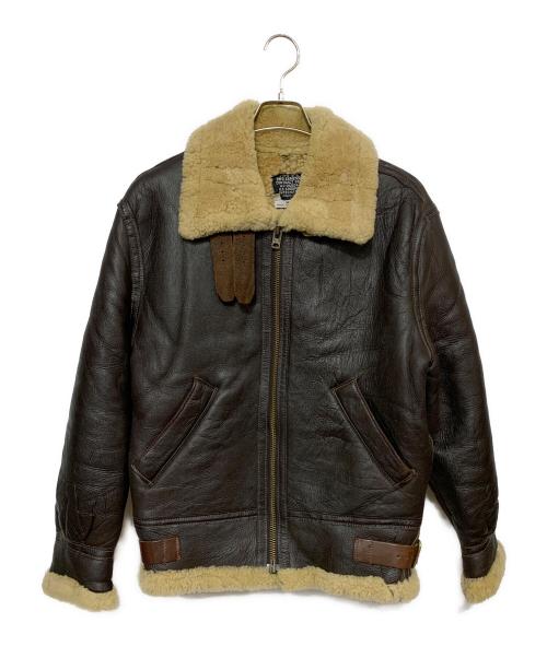 US SHEEPSKIN（USシープスキン）US SHEEPSKIN (USシープスキン) B-3フライトジャケット ブラウン サイズ:36の古着・服飾アイテム