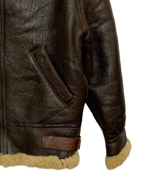 US SHEEPSKIN（USシープスキン）US SHEEPSKIN (USシープスキン) B-3フライトジャケット ブラウン サイズ:36の古着・服飾アイテム