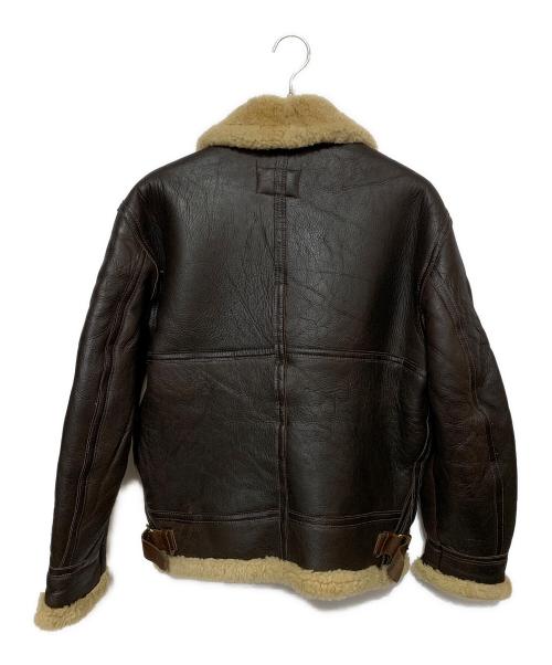 US SHEEPSKIN（USシープスキン）US SHEEPSKIN (USシープスキン) B-3フライトジャケット ブラウン サイズ:36の古着・服飾アイテム