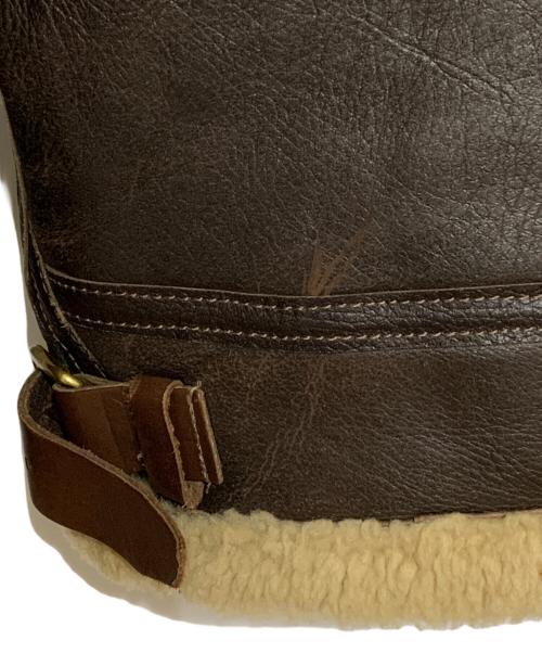 US SHEEPSKIN（USシープスキン）US SHEEPSKIN (USシープスキン) B-3フライトジャケット ブラウン サイズ:36の古着・服飾アイテム