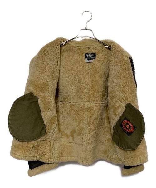 US SHEEPSKIN（USシープスキン）US SHEEPSKIN (USシープスキン) B-3フライトジャケット ブラウン サイズ:36の古着・服飾アイテム
