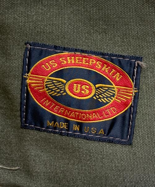US SHEEPSKIN（USシープスキン）US SHEEPSKIN (USシープスキン) B-3フライトジャケット ブラウン サイズ:36の古着・服飾アイテム