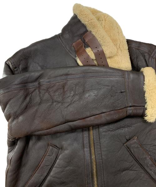 US SHEEPSKIN（USシープスキン）US SHEEPSKIN (USシープスキン) B-3フライトジャケット ブラウン サイズ:36の古着・服飾アイテム
