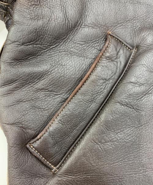 US SHEEPSKIN（USシープスキン）US SHEEPSKIN (USシープスキン) B-3フライトジャケット ブラウン サイズ:36の古着・服飾アイテム