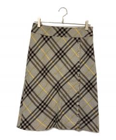中古・古着通販】BURBERRY (バーバリー) モノグラムプリントプリーツ