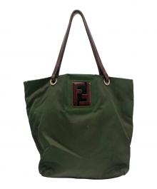 FENDI（フェンディ）の古着「ハンドバッグ」｜グリーン