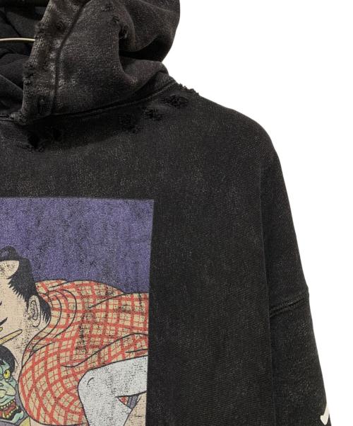 DeliveryHells（-）DeliveryHells (-) プルオーバーパーカー ブラック サイズ:XLの古着・服飾アイテム