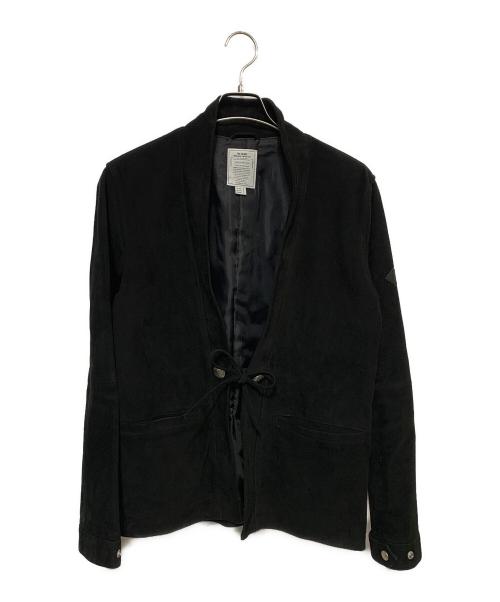 THE CRIMIE（ザ クライミー）THE CRIMIE (ザ クライミー) SUEDE LEATHER CARDIGAN ブラック サイズ:Mの古着・服飾アイテム