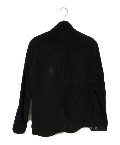 THE CRIMIE（ザ クライミー）THE CRIMIE (ザ クライミー) SUEDE LEATHER CARDIGAN ブラック サイズ:Mの古着・服飾アイテム