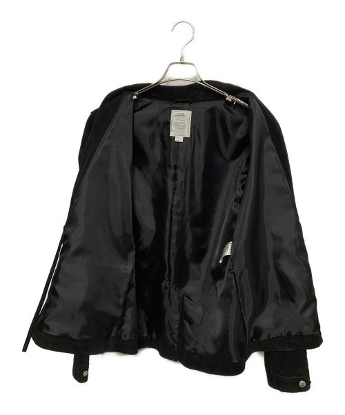 THE CRIMIE（ザ クライミー）THE CRIMIE (ザ クライミー) SUEDE LEATHER CARDIGAN ブラック サイズ:Mの古着・服飾アイテム