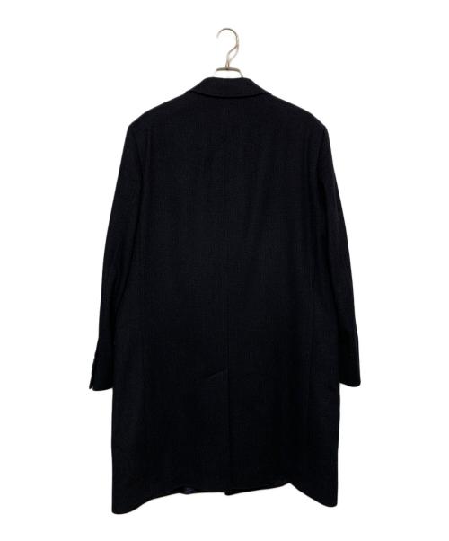 BOSS HUGO BOSS（ボス ヒューゴボス）BOSS HUGO BOSS (ボス ヒューゴボス) カシミア混ウールチェスターコート ブラック サイズ:US46の古着・服飾アイテム