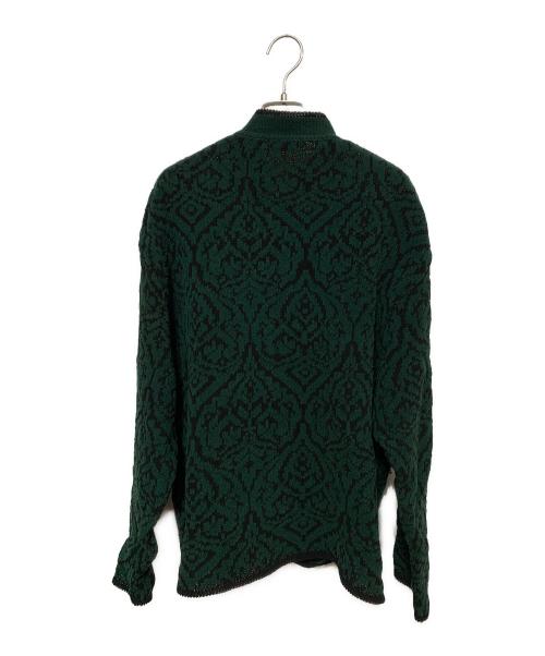 Jean Paul GAULTIER（ジャンポールゴルチェ）Jean Paul GAULTIER (ジャンポールゴルチェ) ニットジャケット グリーン サイズ:9の古着・服飾アイテム