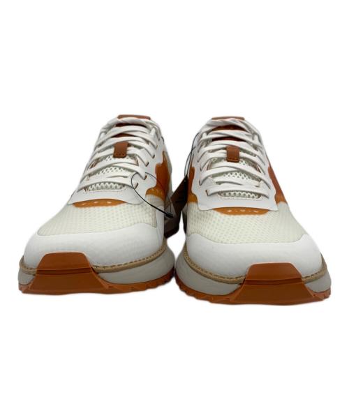 COLE HAAN（コールハーン）COLE HAAN (コールハーン) CH X UNITED ARROWS アッシュランド ゴルフ ホワイト×ブラウン サイズ:9 1/2Mの古着・服飾アイテム