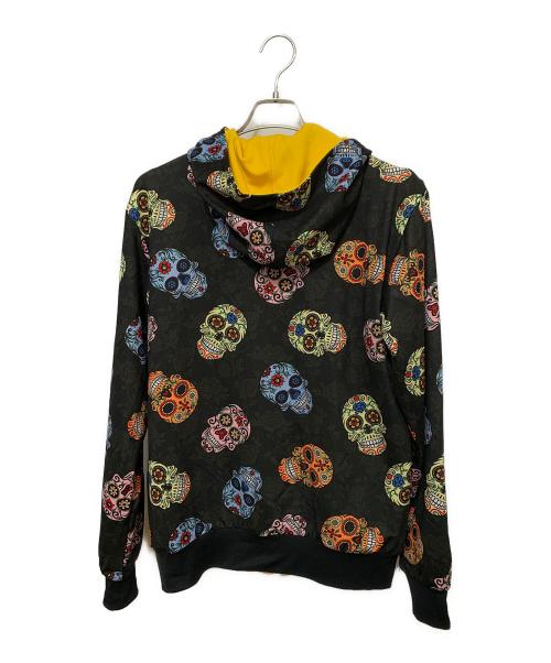 LOUDMOUTH（ラウドマウス）LOUDMOUTH (ラウドマウス) リバーシブルジップパーカー イエロー×ブラック×マルチ サイズ:M 未使用品の古着・服飾アイテム