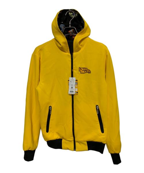 LOUDMOUTH（ラウドマウス）LOUDMOUTH (ラウドマウス) リバーシブルジップパーカー イエロー×ブラック×マルチ サイズ:M 未使用品の古着・服飾アイテム