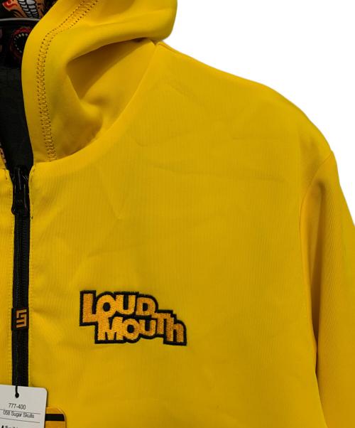 LOUDMOUTH（ラウドマウス）LOUDMOUTH (ラウドマウス) リバーシブルジップパーカー イエロー×ブラック×マルチ サイズ:M 未使用品の古着・服飾アイテム