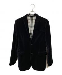 BURBERRY BLACK LABEL（バーバリーブラックレーベル）の古着「テーラードジャケット」｜ネイビー