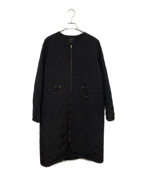 23区（ニジュウサンク）23区 (ニジュウサンク) 中綿 ロング パディング アウター ブラック サイズ:38の古着・服飾アイテム