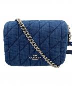 COACHコーチ）の古着「ショルダーバッグ」｜ブルー