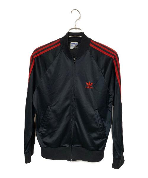 adidas（アディダス）adidas (アディダス)  ATP KEYROLAN トラックジャケット ブラック×レッド サイズ:Sの古着・服飾アイテム