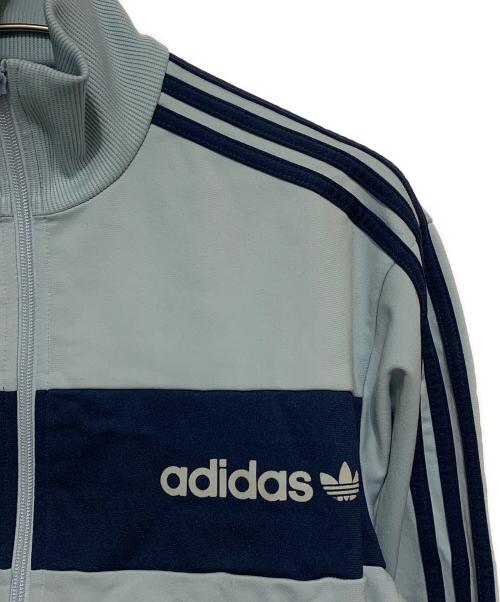 adidas（アディダス）adidas (アディダス) 90’sトラックジャケット スカイブルー×ネイビー サイズ:Mの古着・服飾アイテム