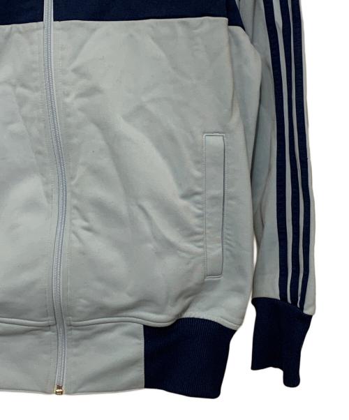 adidas（アディダス）adidas (アディダス) 90’sトラックジャケット スカイブルー×ネイビー サイズ:Mの古着・服飾アイテム